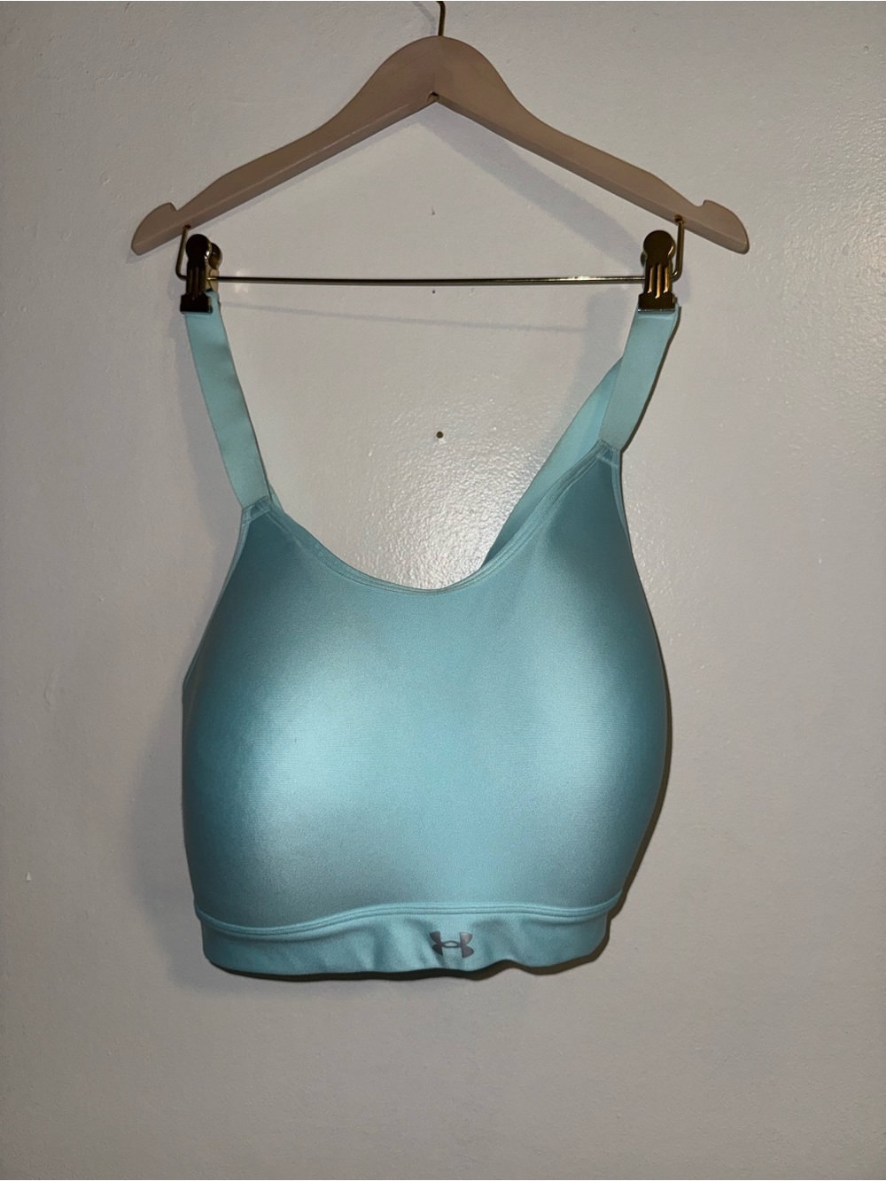 Under Armour Mint Blue Padded Sports Bra